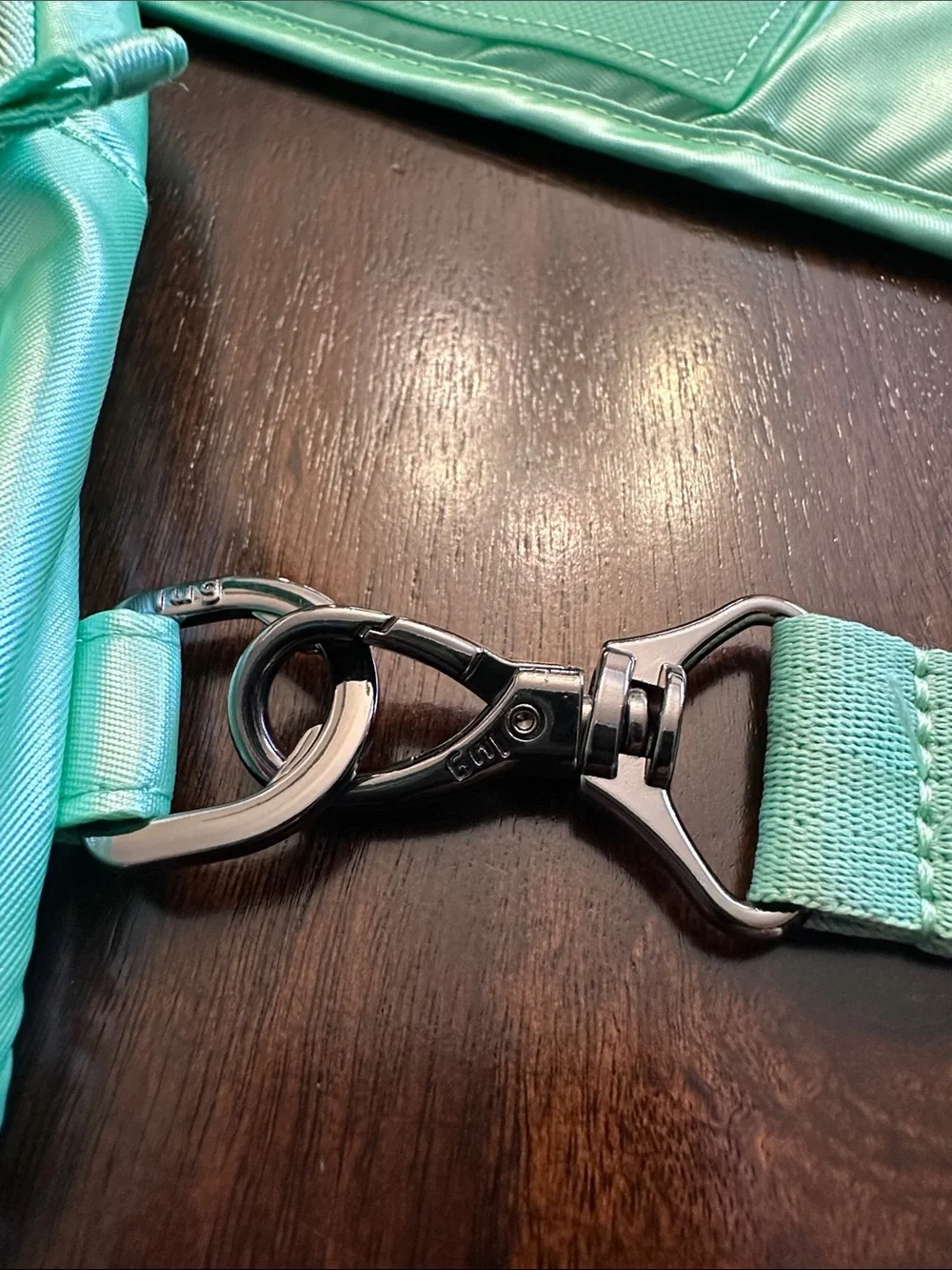 Lug Scurry Mint Quilted Crossbody Sling Bag